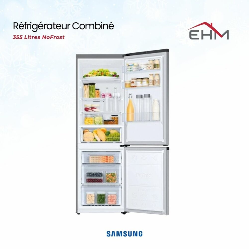 Réfrigérateur Combiné SAMSUNG RB34C600ES9 355L NoFrost