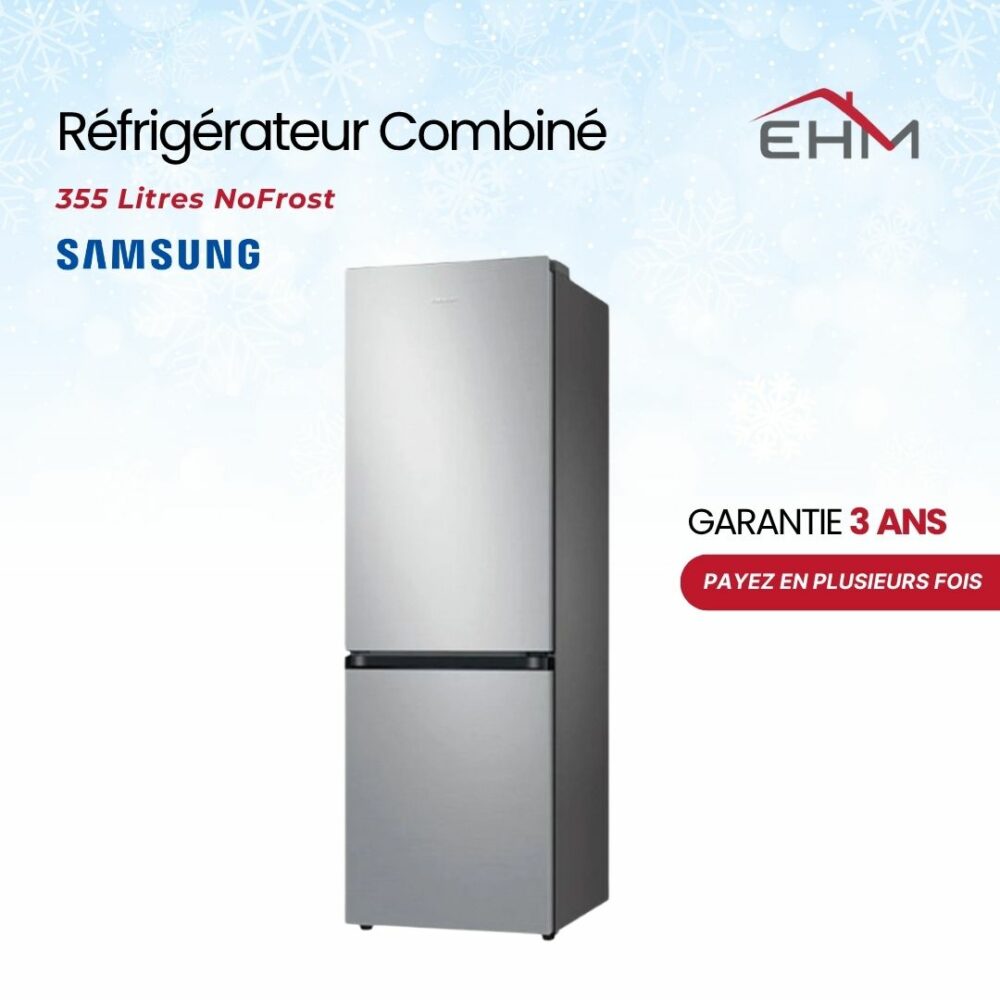 Réfrigérateur Combiné SAMSUNG RB34C600ES9 355L NoFrost
