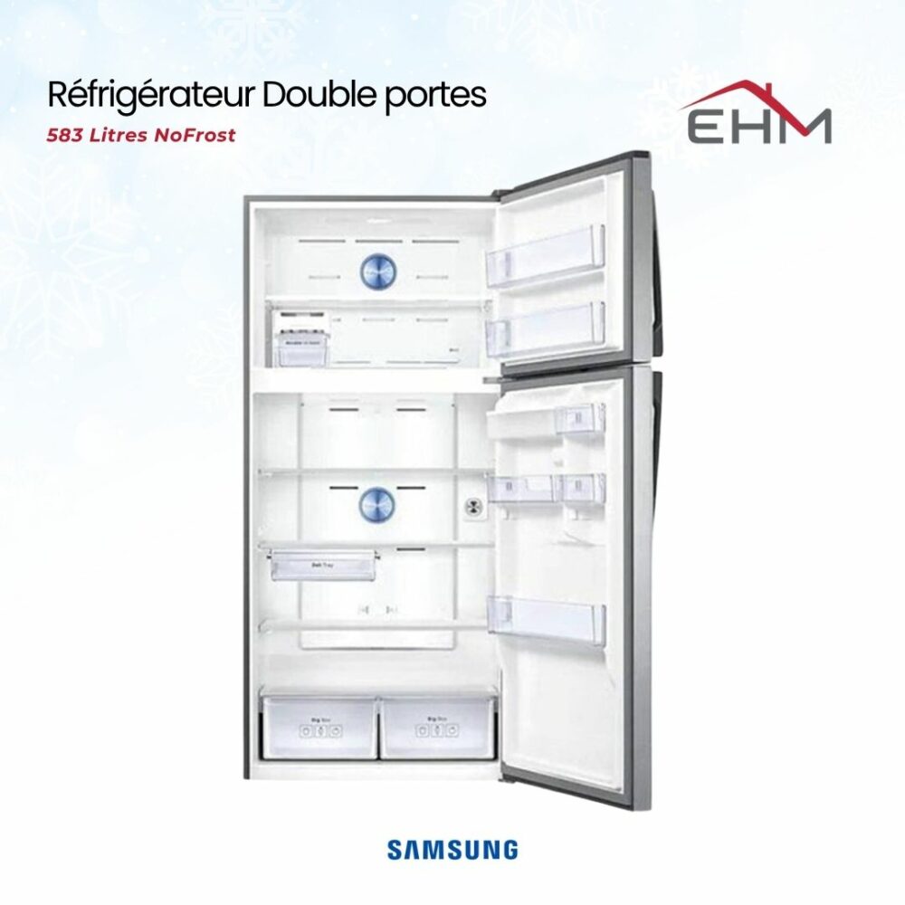 Réfrigérateur SAMSUNG RT81K7110SL 583 Litres NoFrost – Silver