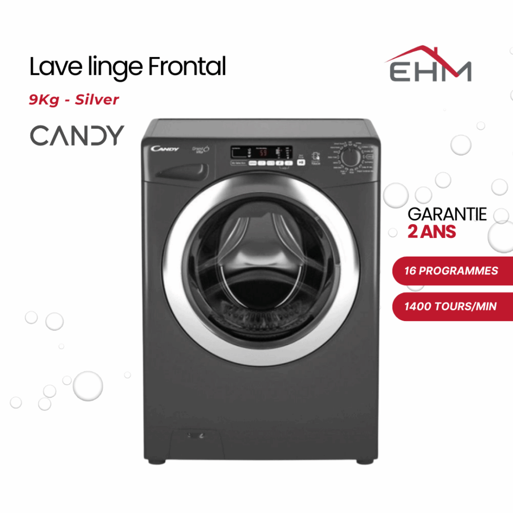 Lave Linge Frontal CANDY GVS149DC3R-80 9 Kg