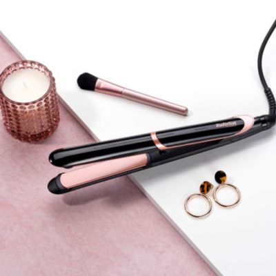 Lisseur BABYLISS ST391E Super Smooth 235°C - Noir & Rose