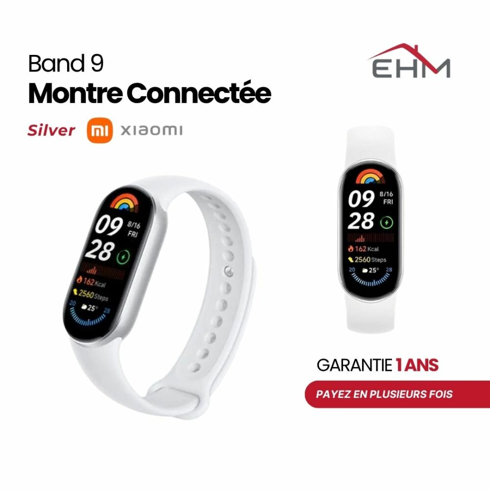 Bracelet Connecté XIAOMI Band 9 - Silver