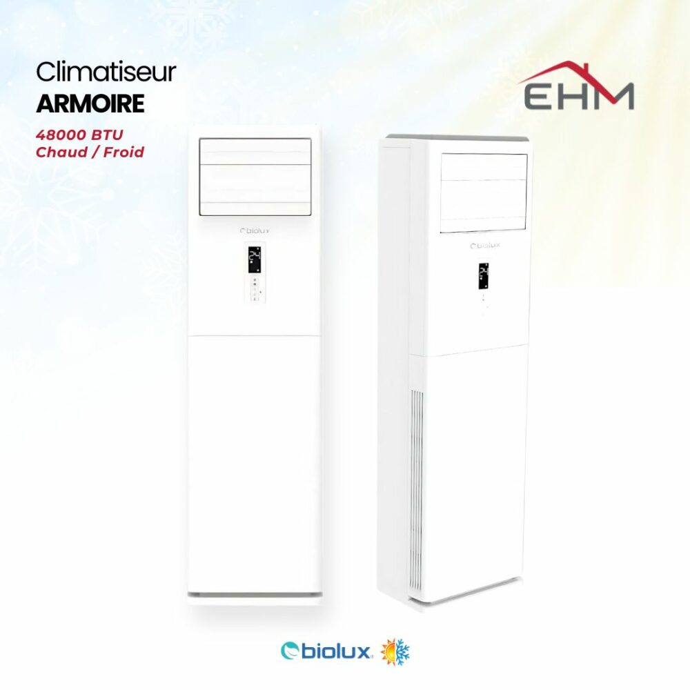 Climatiseur Armoire Biolux ECO48CF 48000BTU Chaud Froid
