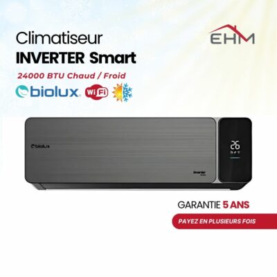 Climatiseur Biolux 24 000 BTU Chaud Et Froid inverter Smart