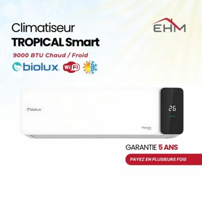 Climatiseur BIOLUX Tropical Smart 9000 BTU Chaud / Froid