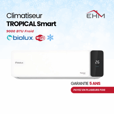 Climatiseur BIOLUX Tropical Smart 9000 BTU Froid