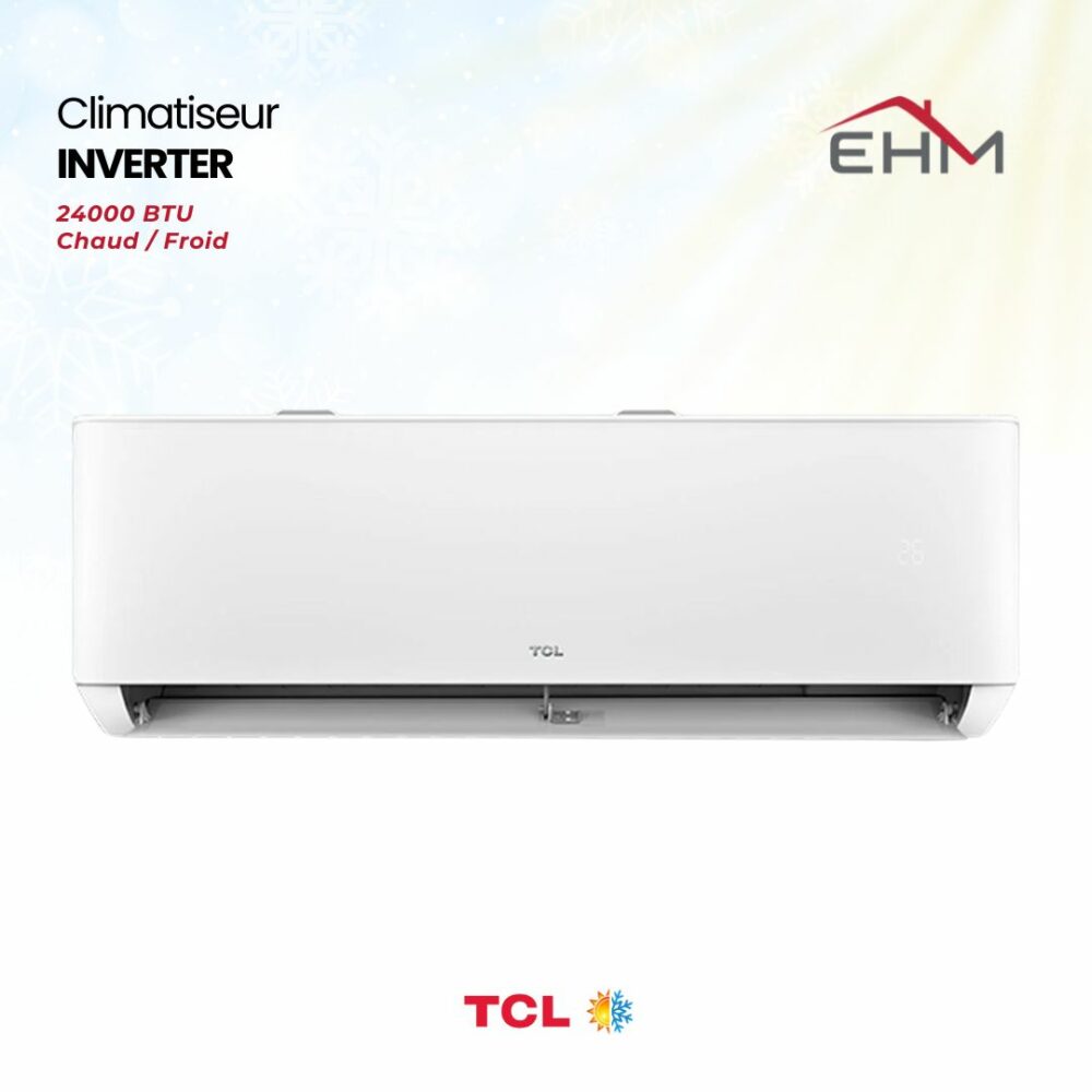 Climatiseur Inverter TCL 24000 BTU Chaud & Froid