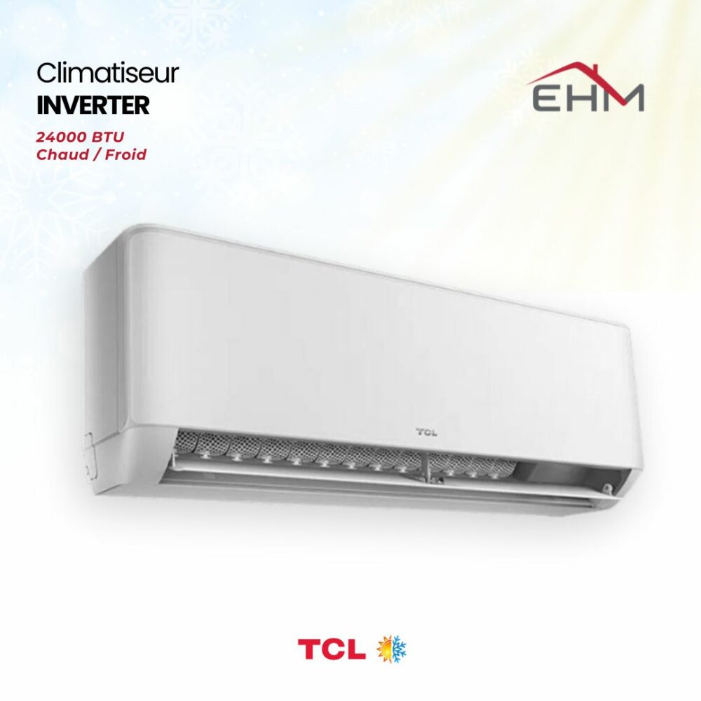 Climatiseur Inverter TCL 24000 BTU Chaud & Froid