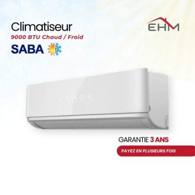 Climatiseur SABA 9000 BTU Chaud & Froid