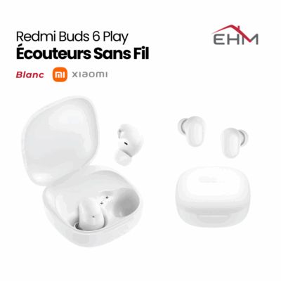Écouteurs Sans Fil XIAOMI Redmi Buds 6 Play - Blanc