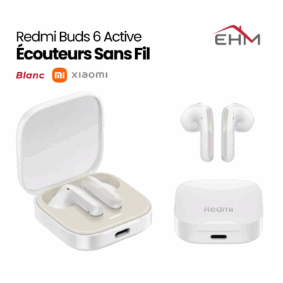 Écouteurs Sans Fil XIAOMI Redmi Buds 6 Active - Blanc
