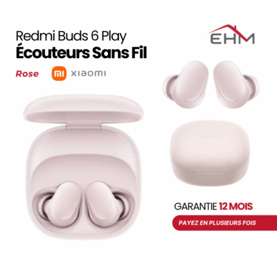 Écouteurs Sans Fil XIAOMI Redmi Buds 6 play - Rose