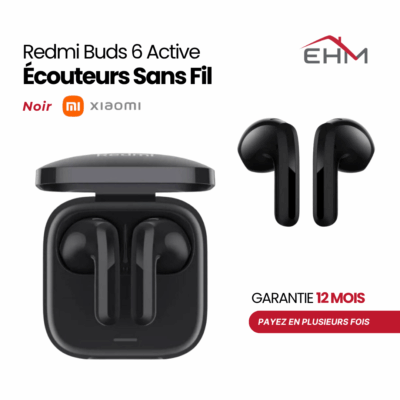 Écouteurs Sans Fil XIAOMI Redmi Buds 6 Active - Noir