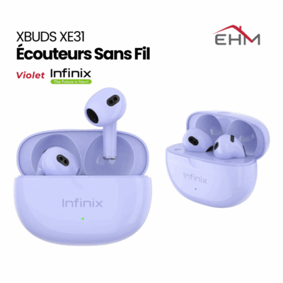 Écouteurs Sans Fil INFINIX XBUDS XE31 Bluetooth - Violet