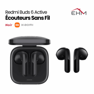 Écouteurs Sans Fil XIAOMI Redmi Buds 6 Active - Noir