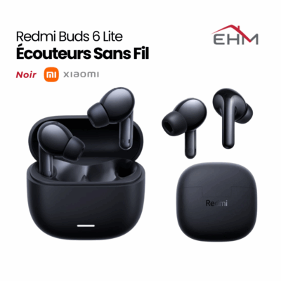Écouteurs Sans Fil XIAOMI Redmi Buds 6 Lite - Noir