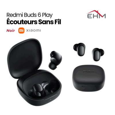 Écouteurs Sans Fil XIAOMI Redmi Buds 6 Play – Noir