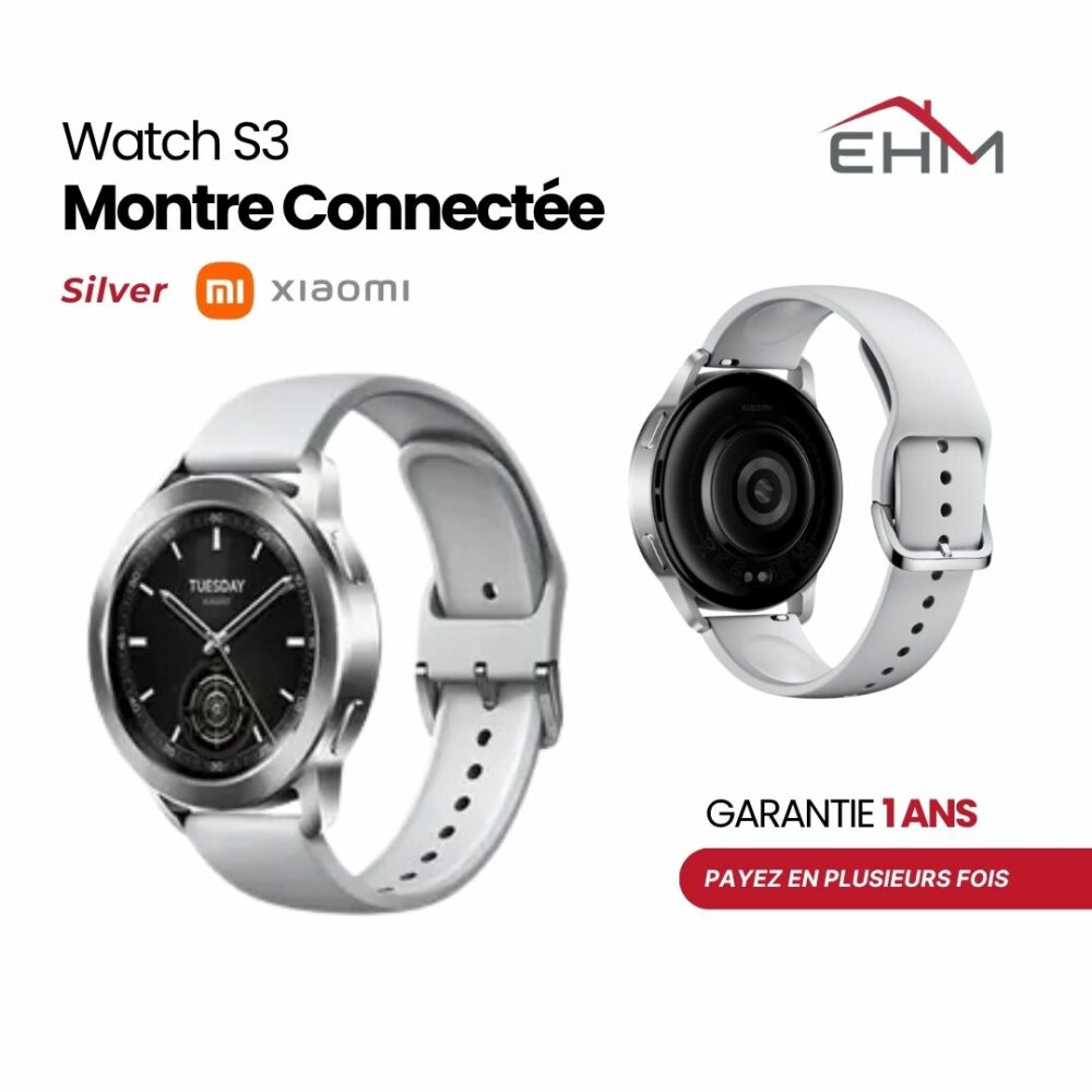 Montre Connectée XIAOMI Watch S3 - Silver