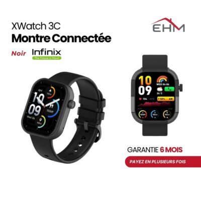 Montre Connectée INFINIX XWATCH 3C - Noir