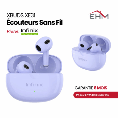 Écouteurs Sans Fil INFINIX XBUDS XE31 Bluetooth - Violet