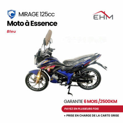 Moto UNISCOOT MIRAGE 125CC - Bleu