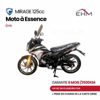 Moto UNISCOOT MIRAGE 125CC - Gris