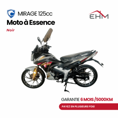 Moto UNISCOOT MIRAGE 125CC - Noir