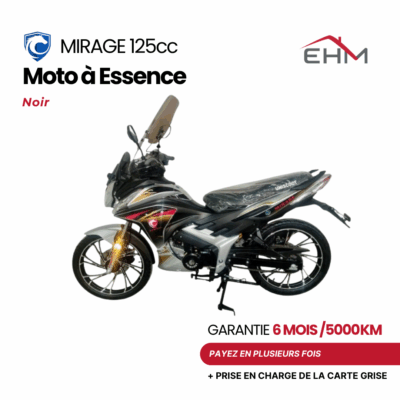 Moto UNISCOOT MIRAGE 125CC - Noir