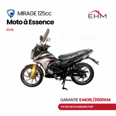 Moto UNISCOOT MIRAGE 125CC - Gris
