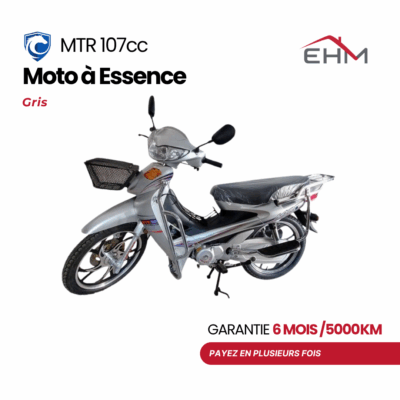 Moto à Essence UNISCOOT MTR 107CC Monocylindre 4 Temps - Gris