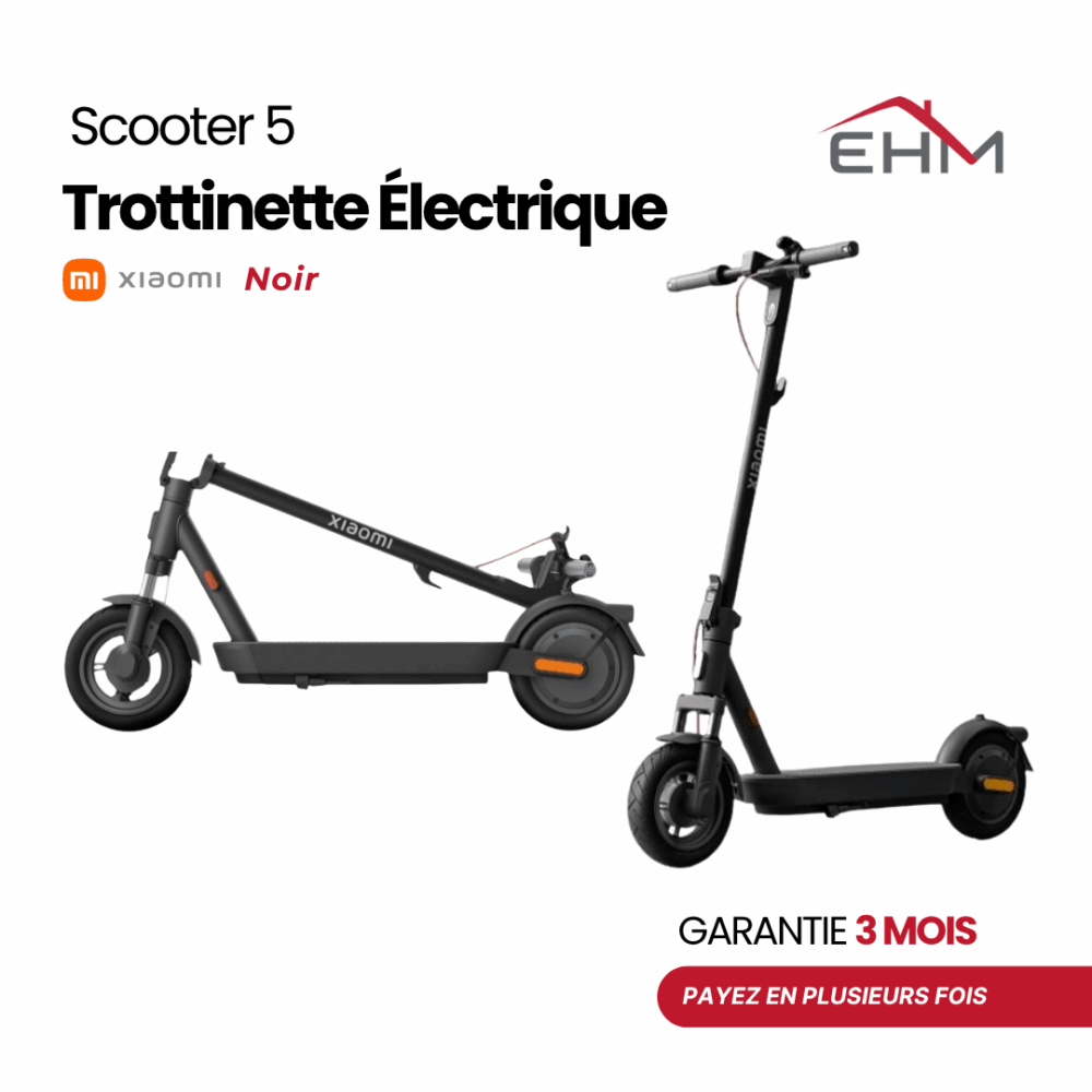 Trottinette Électrique Xiaomi Scooter 5 - Noir