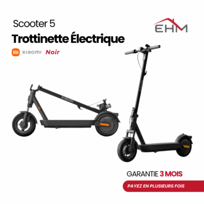 Trottinette Électrique Xiaomi Scooter 5 - Noir