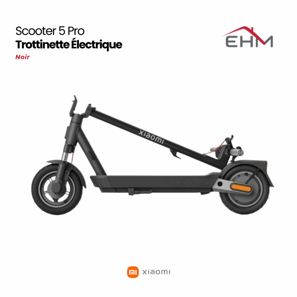 Trottinette Électrique Xiaomi Scooter 5 PRO - Noir
