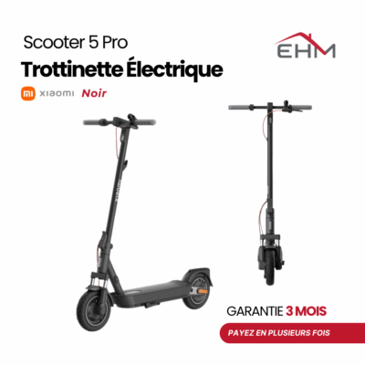 Trottinette Électrique Xiaomi Scooter 5 PRO - Noir