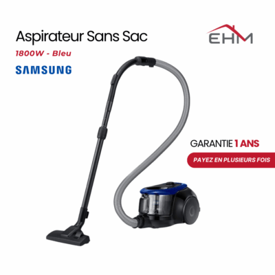Aspirateur Sans Sac SAMSUNG SC18M2120SB 1800W - Bleu