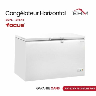 Congélateur Horizontal FOCUS FC4001W 407 Litres - Blanc
