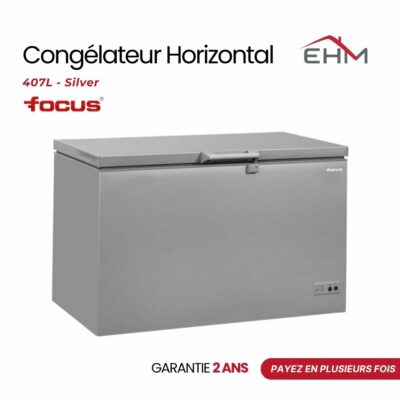 Congélateur Horizontal FOCUS FC4001X 407 Litres - Silver