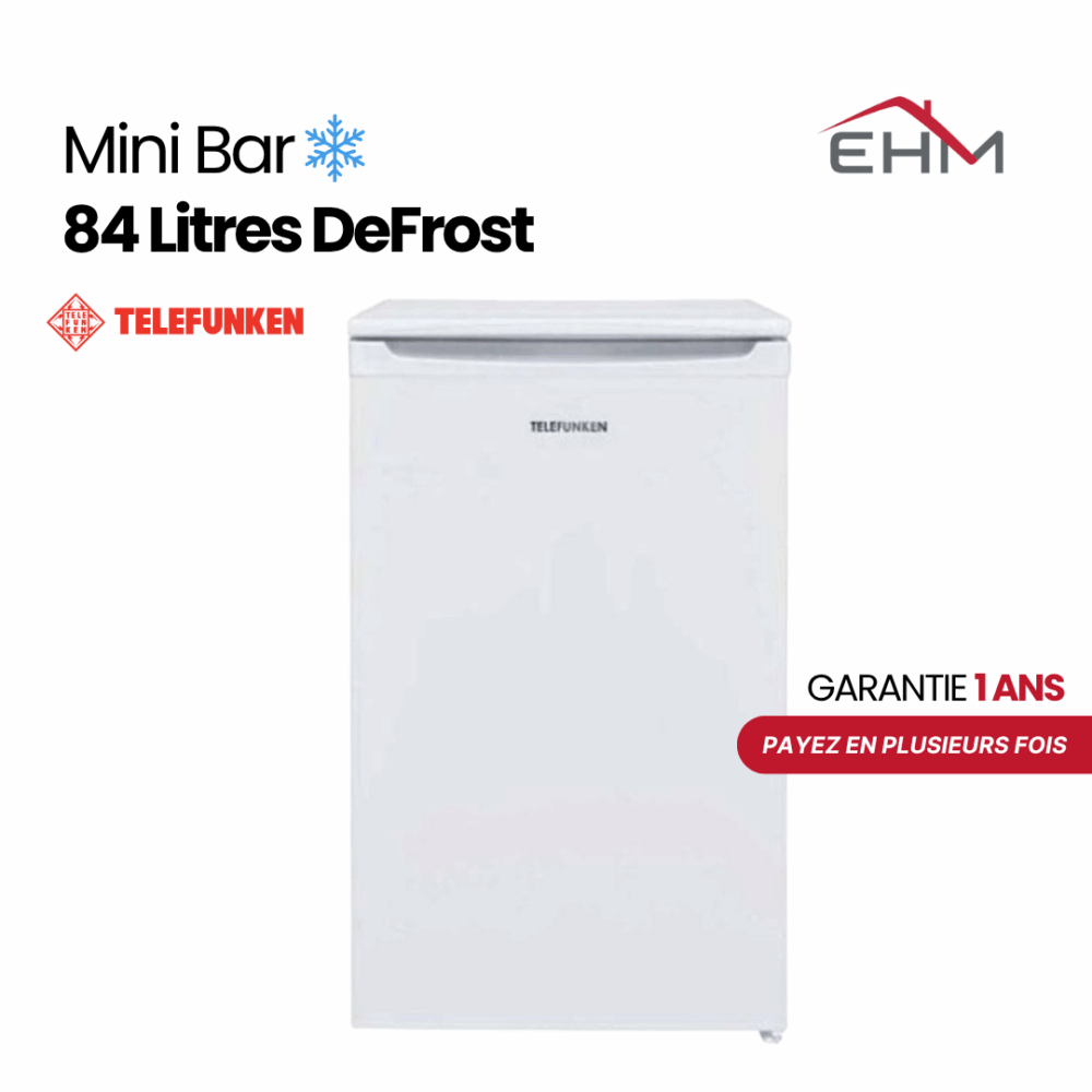 Mini Bar TELEFUNKEN FRIG-1101 84 Litres DeFrost - Blanc