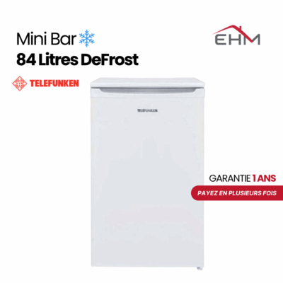 Mini Bar TELEFUNKEN FRIG-1101 84 Litres DeFrost - Blanc