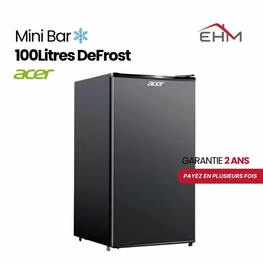 Mini Bar ACER GT1001LXD 100Litres DeFrost - Dark Silver