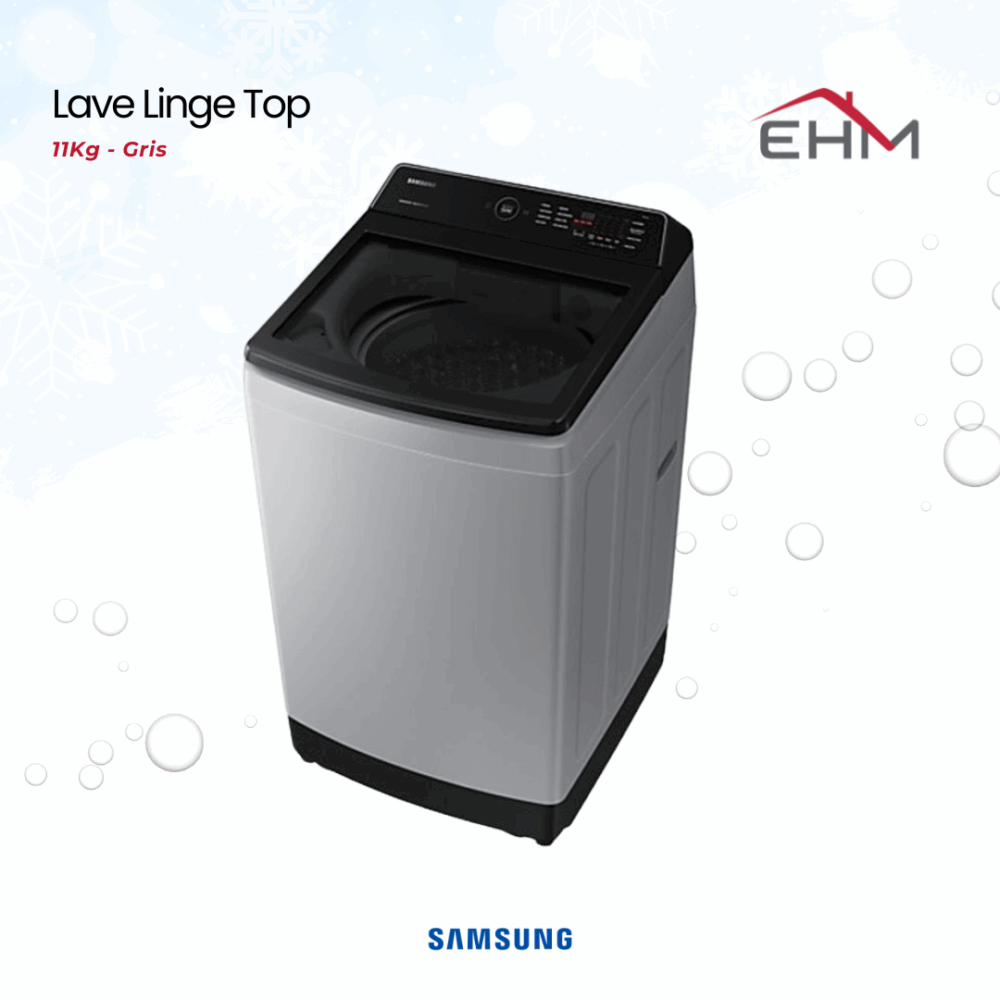 Lave Linge Top SAMSUNG WA11CG5441BYNQ 11Kg - Gris
