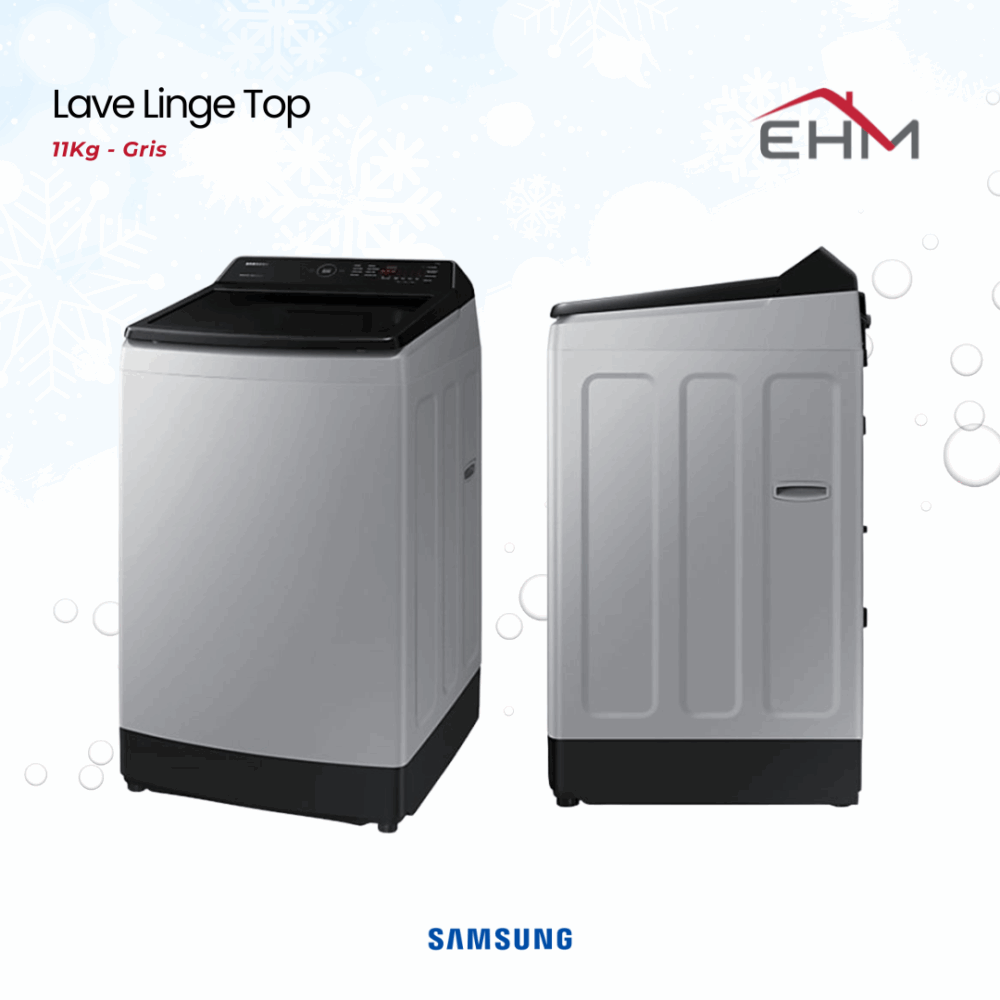 Lave Linge Top SAMSUNG WA11CG5441BYNQ 11Kg - Gris