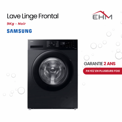 Lave Linge Frontal SAMSUNG WW90CG0EDABAS 9Kg - Noir