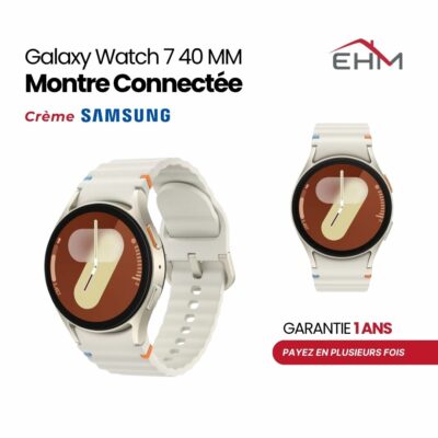 Montre Connectée SAMSUNG Galaxy Watch 7 40 MM - Créme
