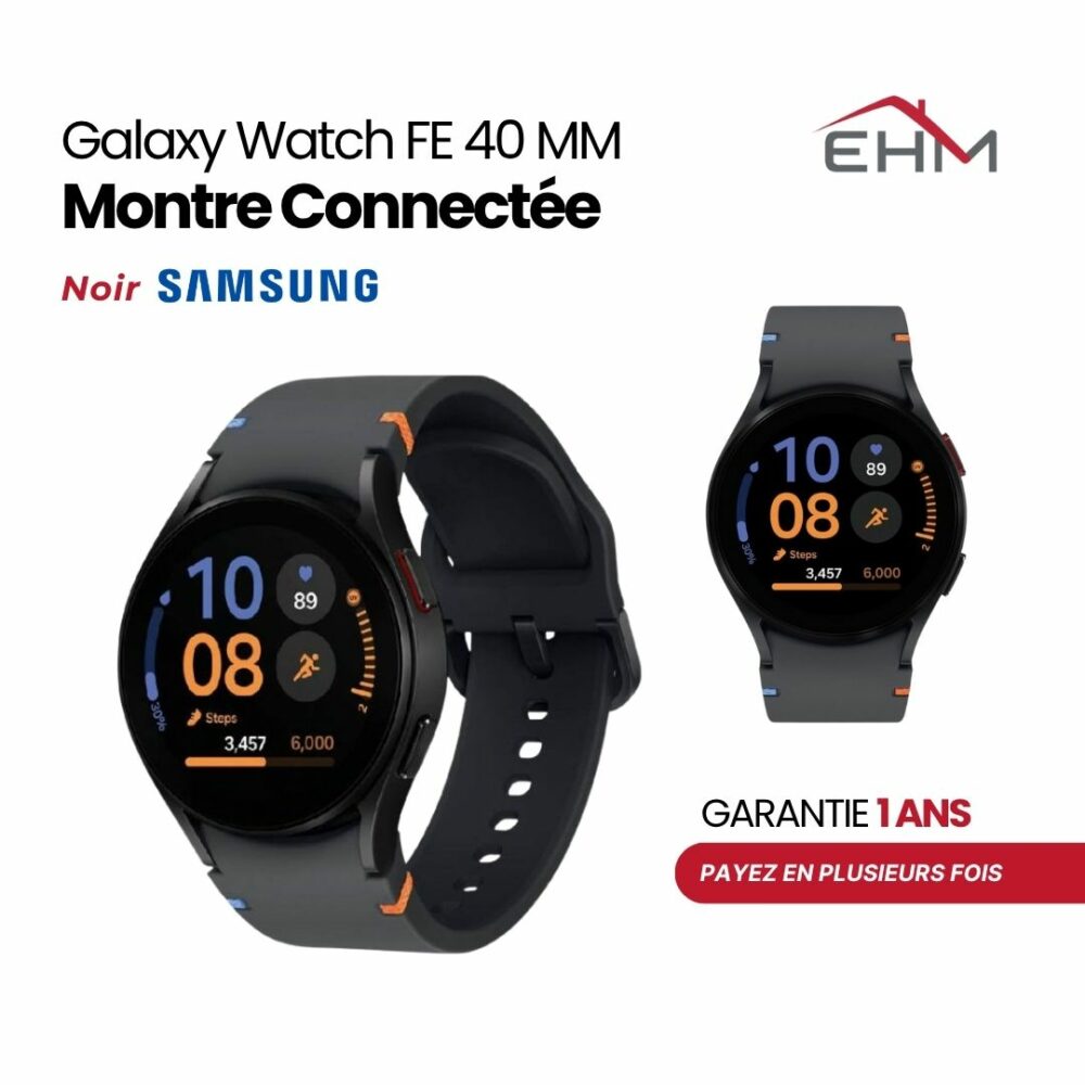 Montre Connectée SAMSUNG Galaxy Watch FE 40 MM - Noir