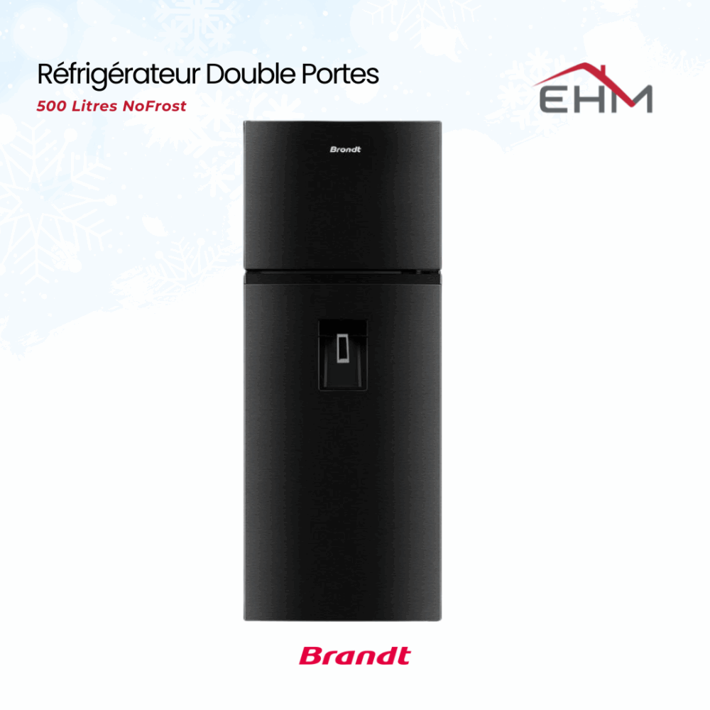 Réfrigérateur BRANDT 500 Litres NoFrost - Noir