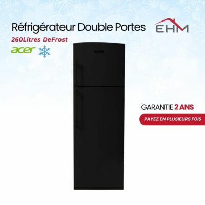 Réfrigérateur ACER RS260LX-D 260 Litres DeFrost - Dark Silver