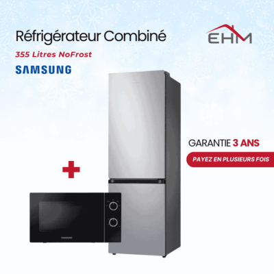 Réfrigérateur Combiné SAMSUNG RB34C600ES9 355L NoFrost