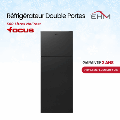 Réfrigérateur FOCUS F5070G 500 Litres NoFrost - Dark Silver