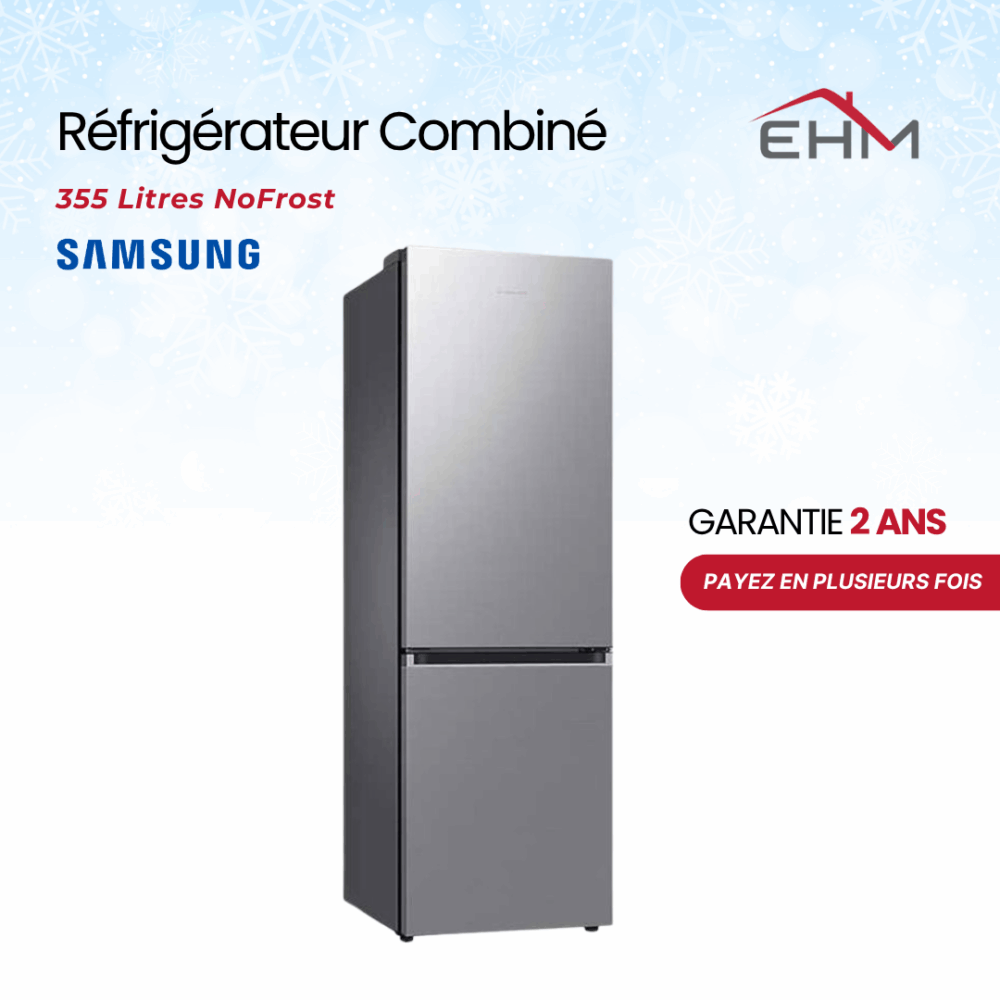 Réfrigérateur Combiné SAMSUNG RB34C600ES9 355L NoFrost